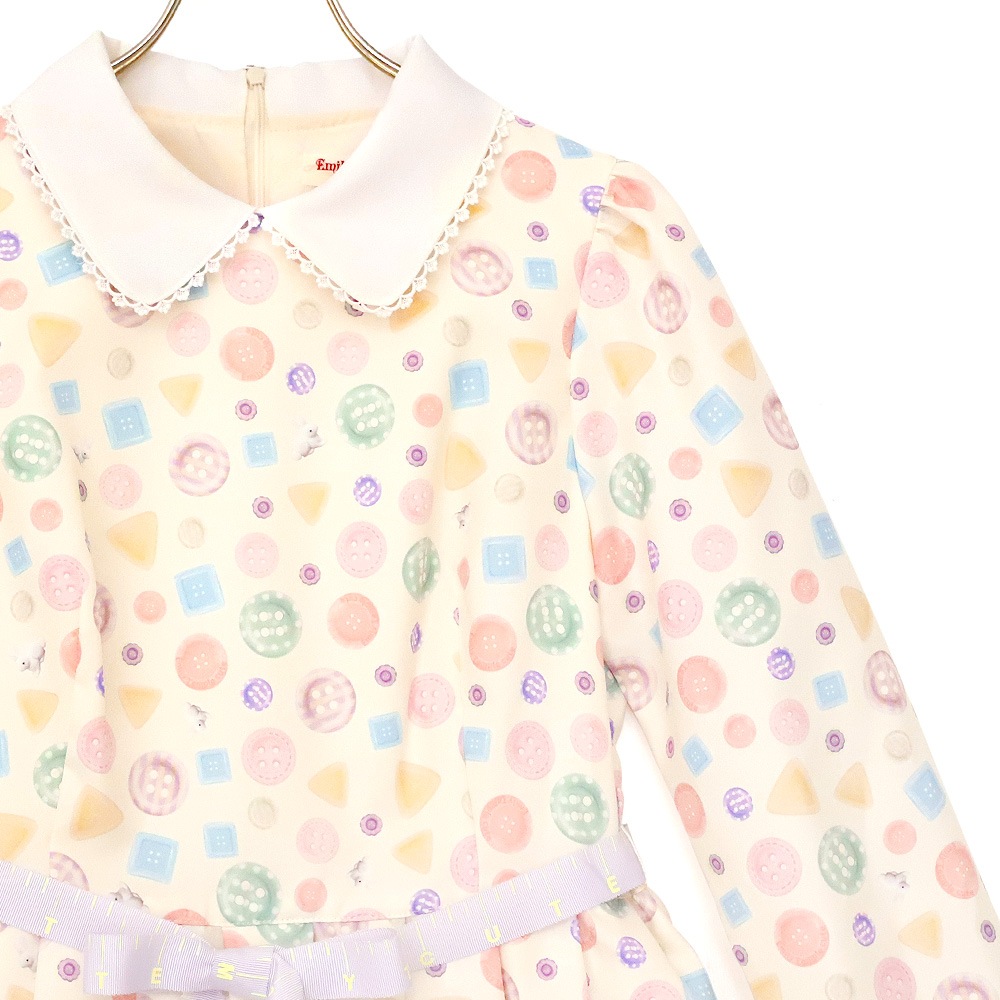 ドロップボタン ワンピース (drop button dress) | ONE PIECE DRESS