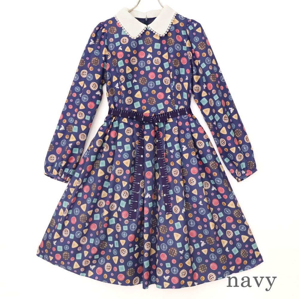 ドロップボタン ワンピース (drop button dress) | ONE PIECE DRESS