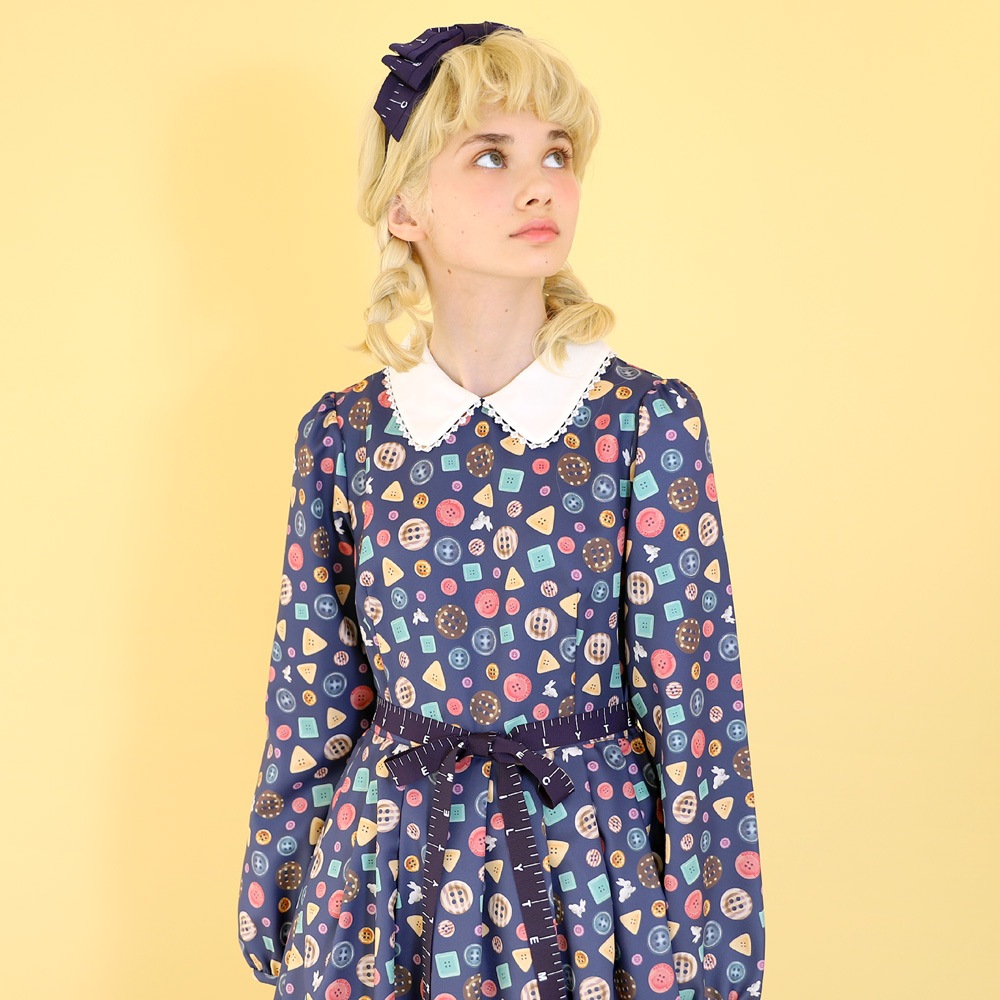 ドロップボタン ワンピース (drop button dress) | ONE PIECE DRESS