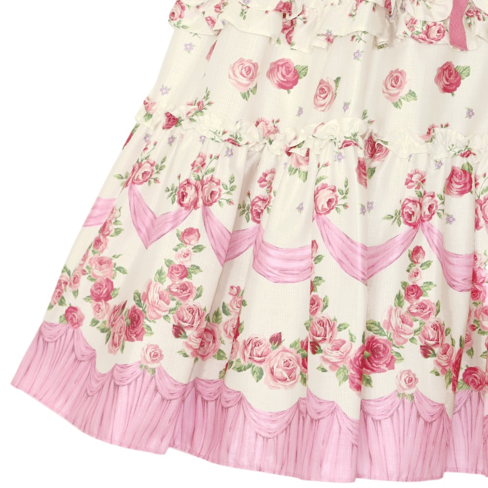�ե��ROSE�ɥ쥹(frill ROSE dress)
