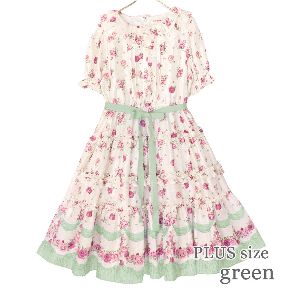 �ե��ROSE�ɥ쥹(frill ROSE dress)