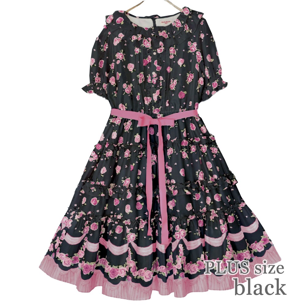�ե��ROSE�ɥ쥹(frill ROSE dress)