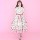 �ե��ROSE�ɥ쥹(frill ROSE dress)