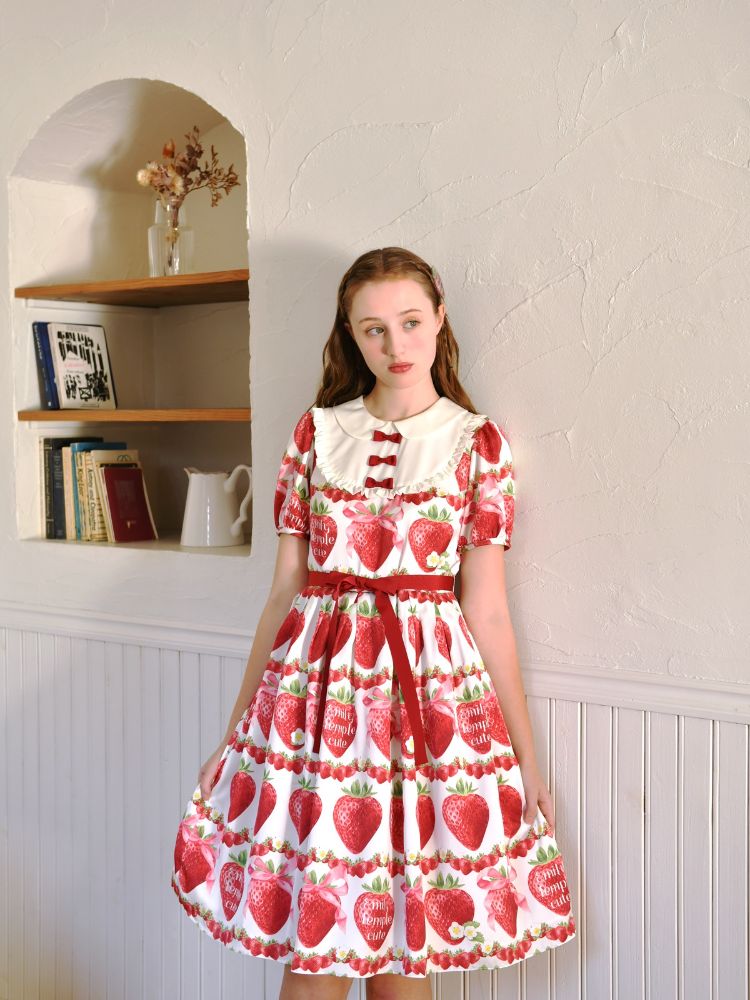 Strawberry BonBonワンピース (Strawberry BonBon dress) | ONE PIECE