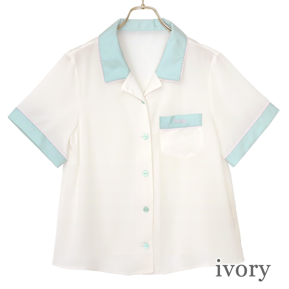 ϡե꡼֥ܡ󥰥(half sleeve bowling blouse)