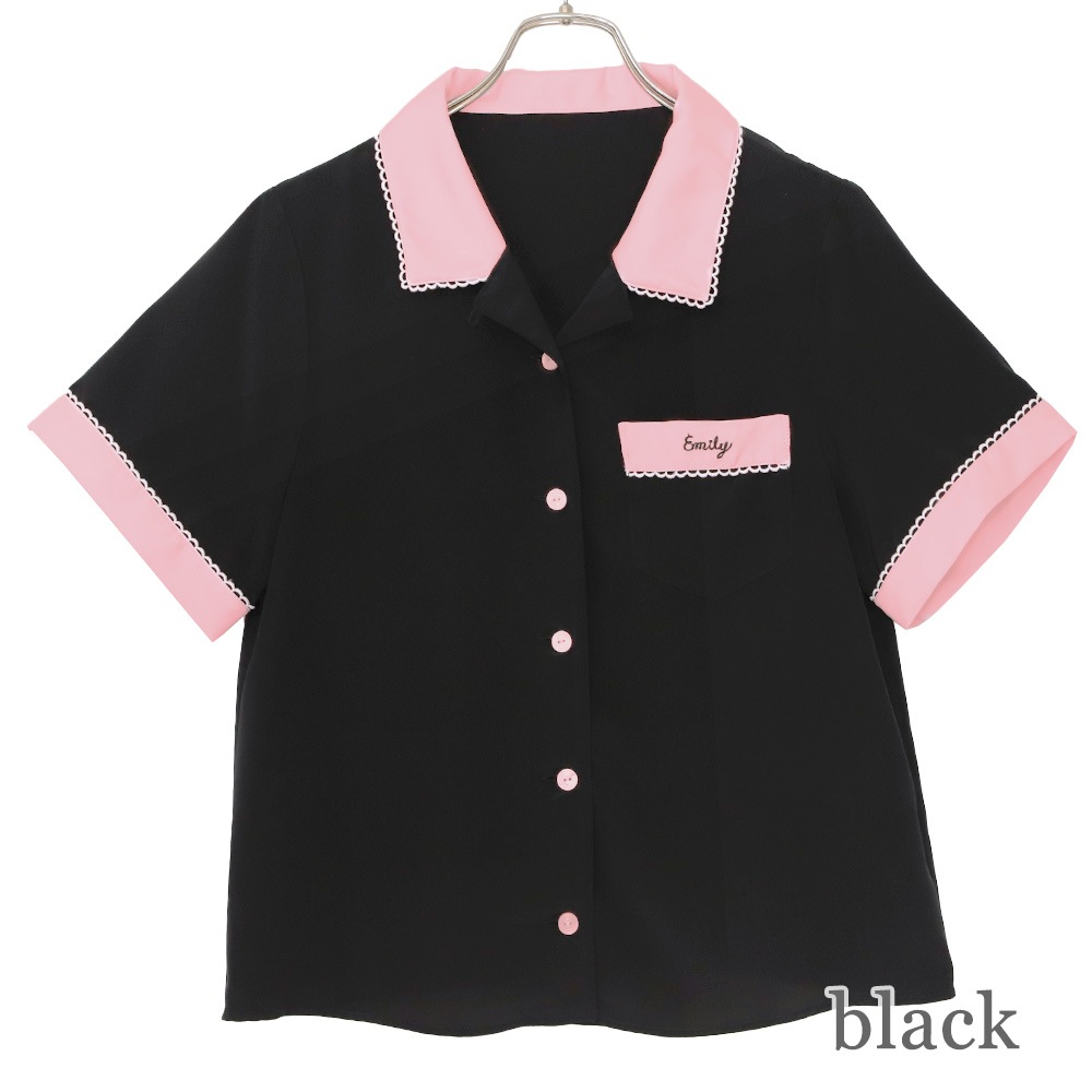 ϡե꡼֥ܡ󥰥(half sleeve bowling blouse)