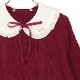 ���դ������֥��Ԥߥ˥å� (cable knit sweater with collar)