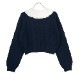 ���դ������֥��Ԥߥ˥å� (cable knit sweater with collar)