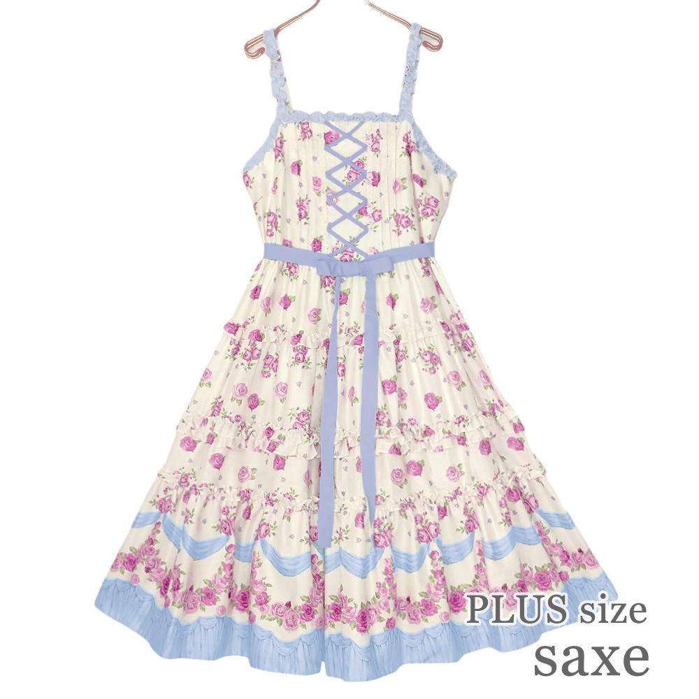 �ե��ROSE����ߥ�����ɥ쥹(frill ROSE camisole dress)