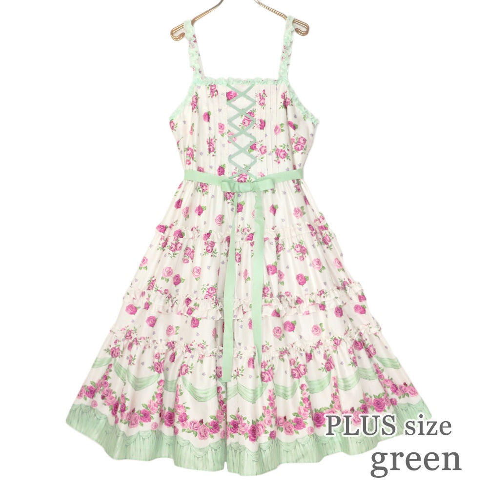 �ե��ROSE����ߥ�����ɥ쥹(frill ROSE camisole dress)