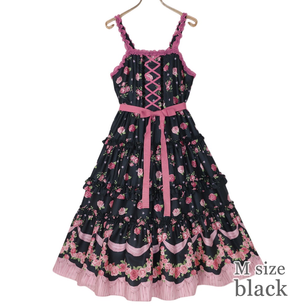 �ե��ROSE����ߥ�����ɥ쥹(frill ROSE camisole dress)
