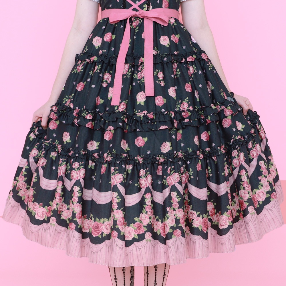 �ե��ROSE����ߥ�����ɥ쥹(frill ROSE camisole dress)