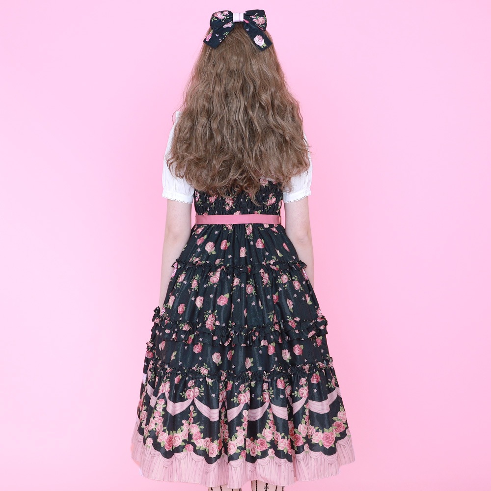 �ե��ROSE����ߥ�����ɥ쥹(frill ROSE camisole dress)