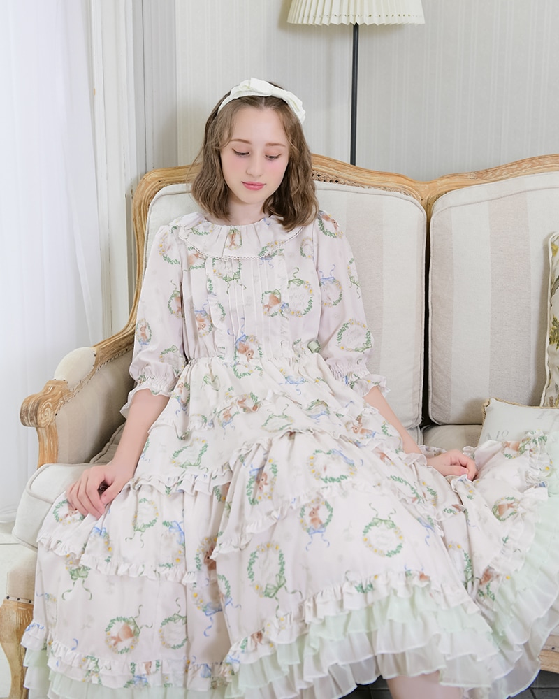 Reservation】Bunny Wreathドレス(Bunny Wreath dress) | NEW ITEM