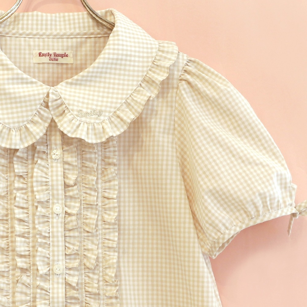 ���󥬥�֥饦�� (Gingham blouse)
