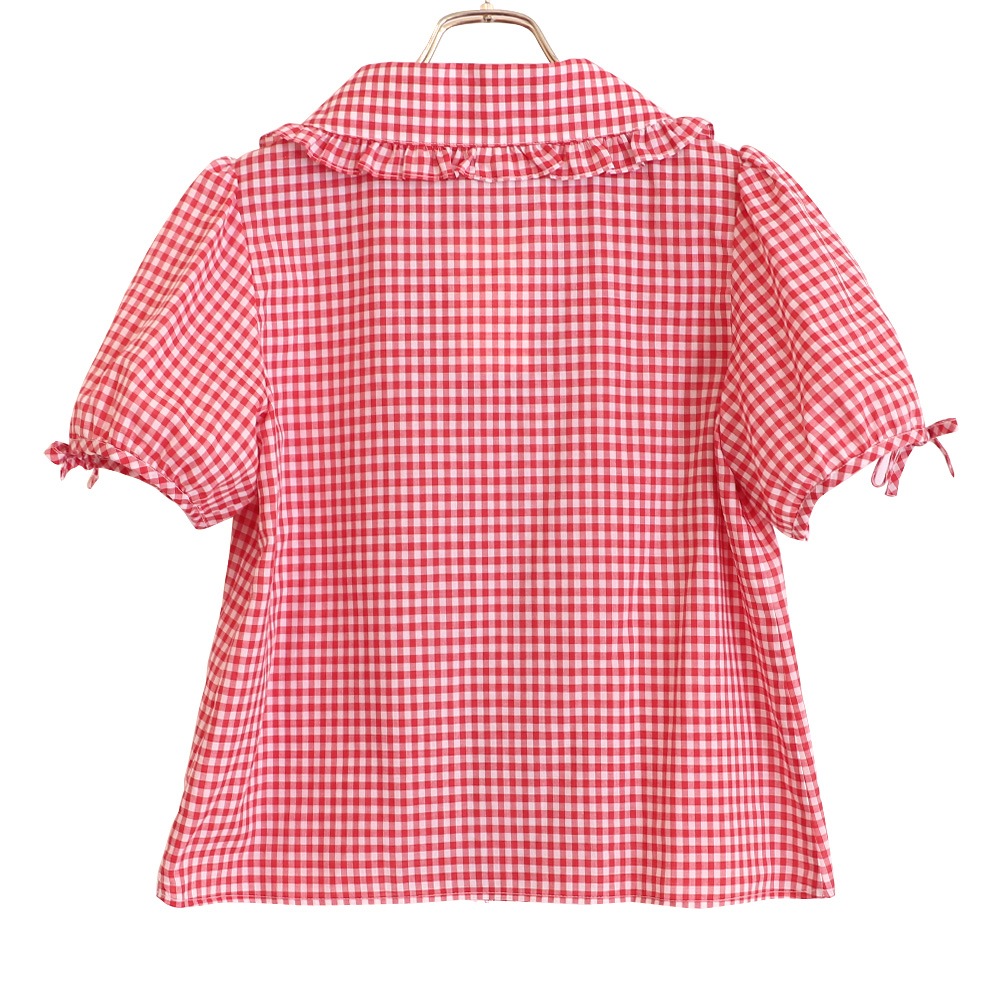 ���󥬥�֥饦�� (Gingham blouse)