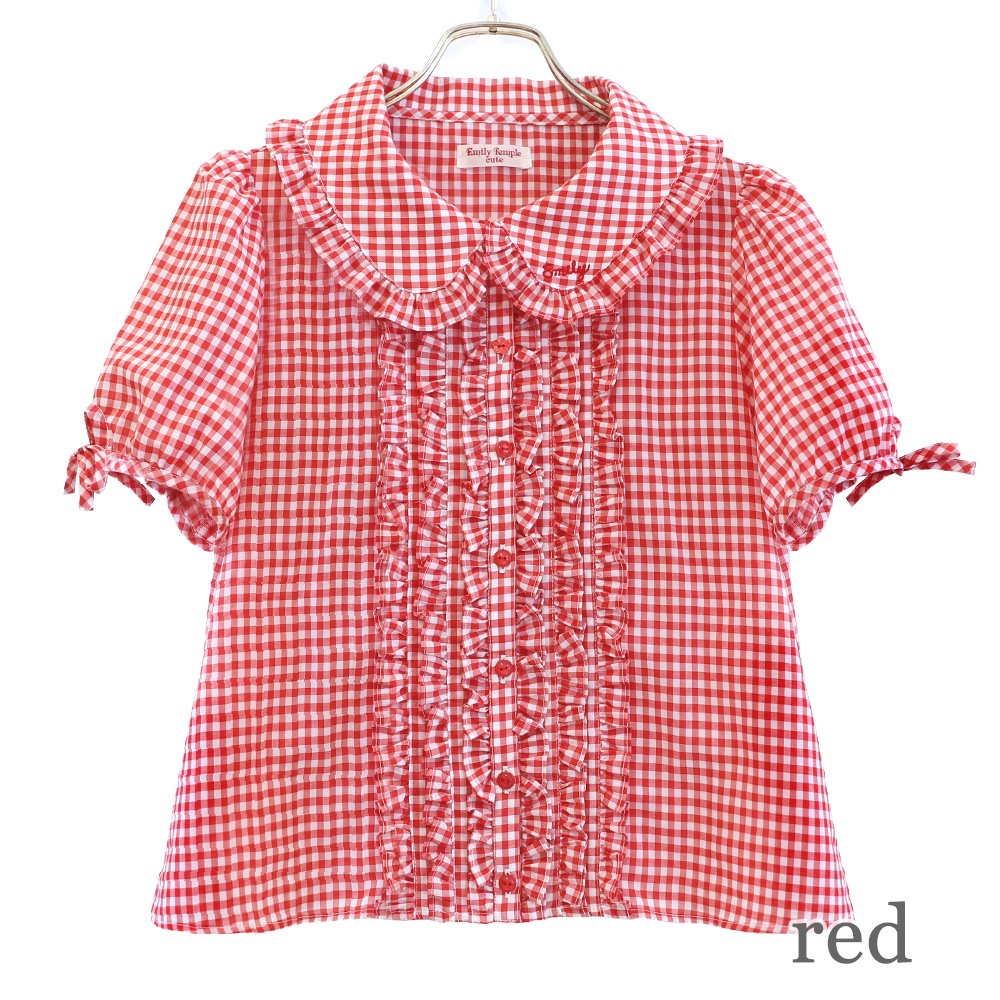 ���󥬥�֥饦�� (Gingham blouse)