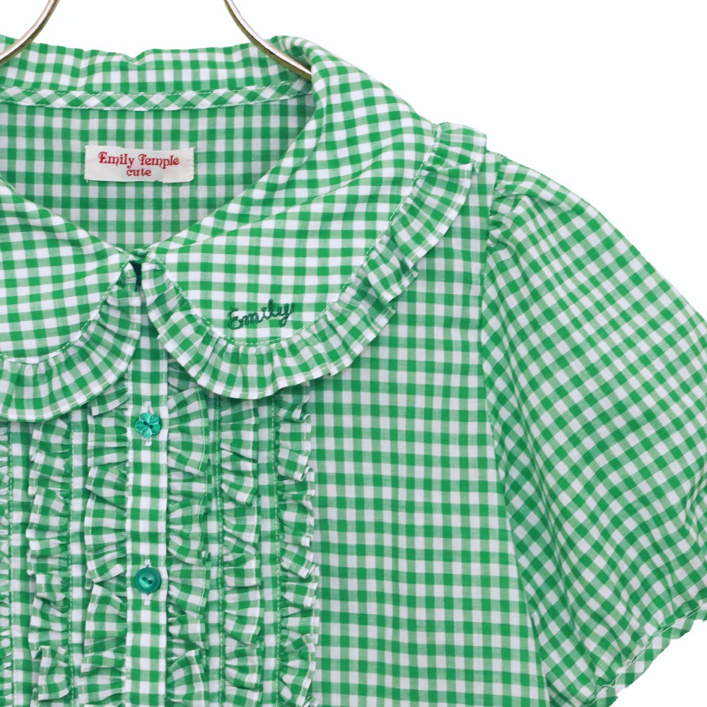���󥬥�֥饦�� (Gingham blouse)
