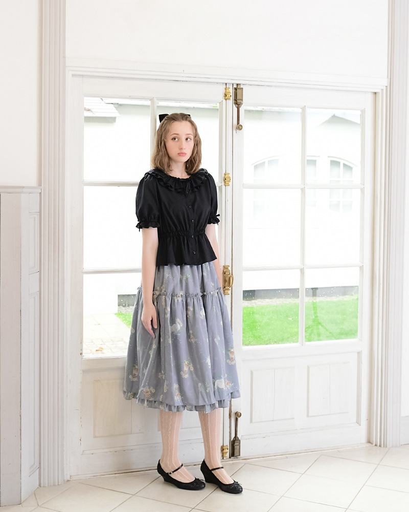 Reservation】Bunny Wreathスカート (Bunny Wreath skirt) | NEW ITEM