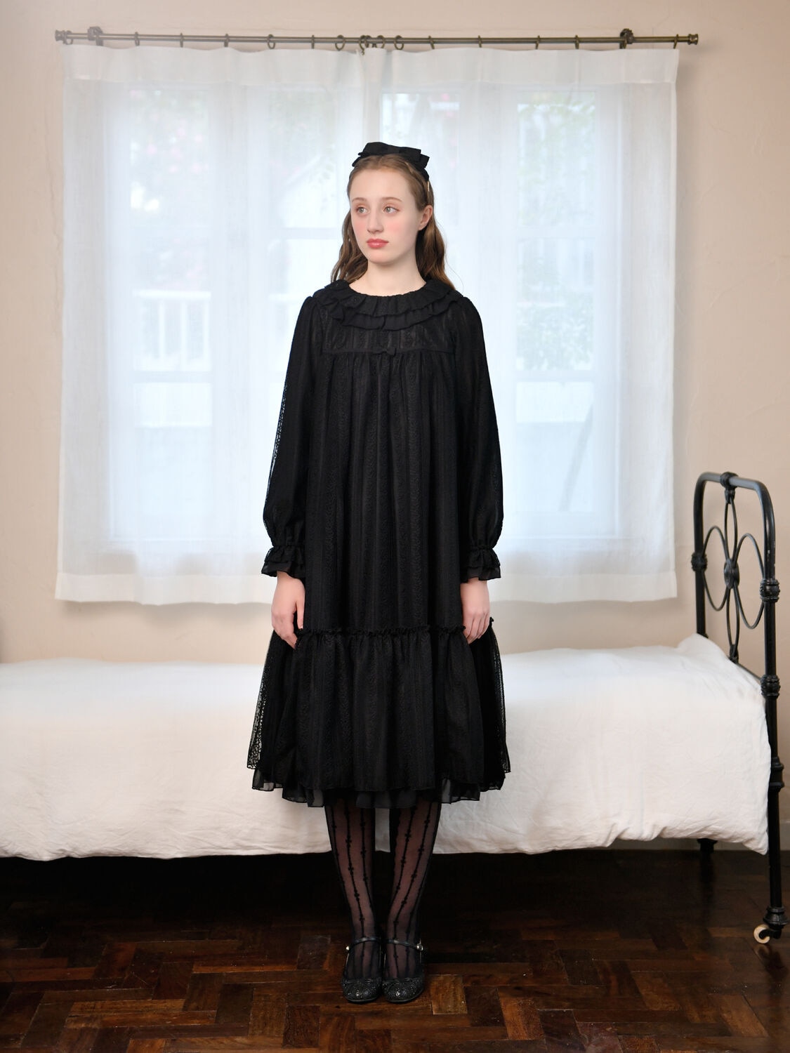 【Emily Temple】ブラックワンピース Lucille Dress(Lucille Dress) | ONE PIECE DRESS (ワンピース