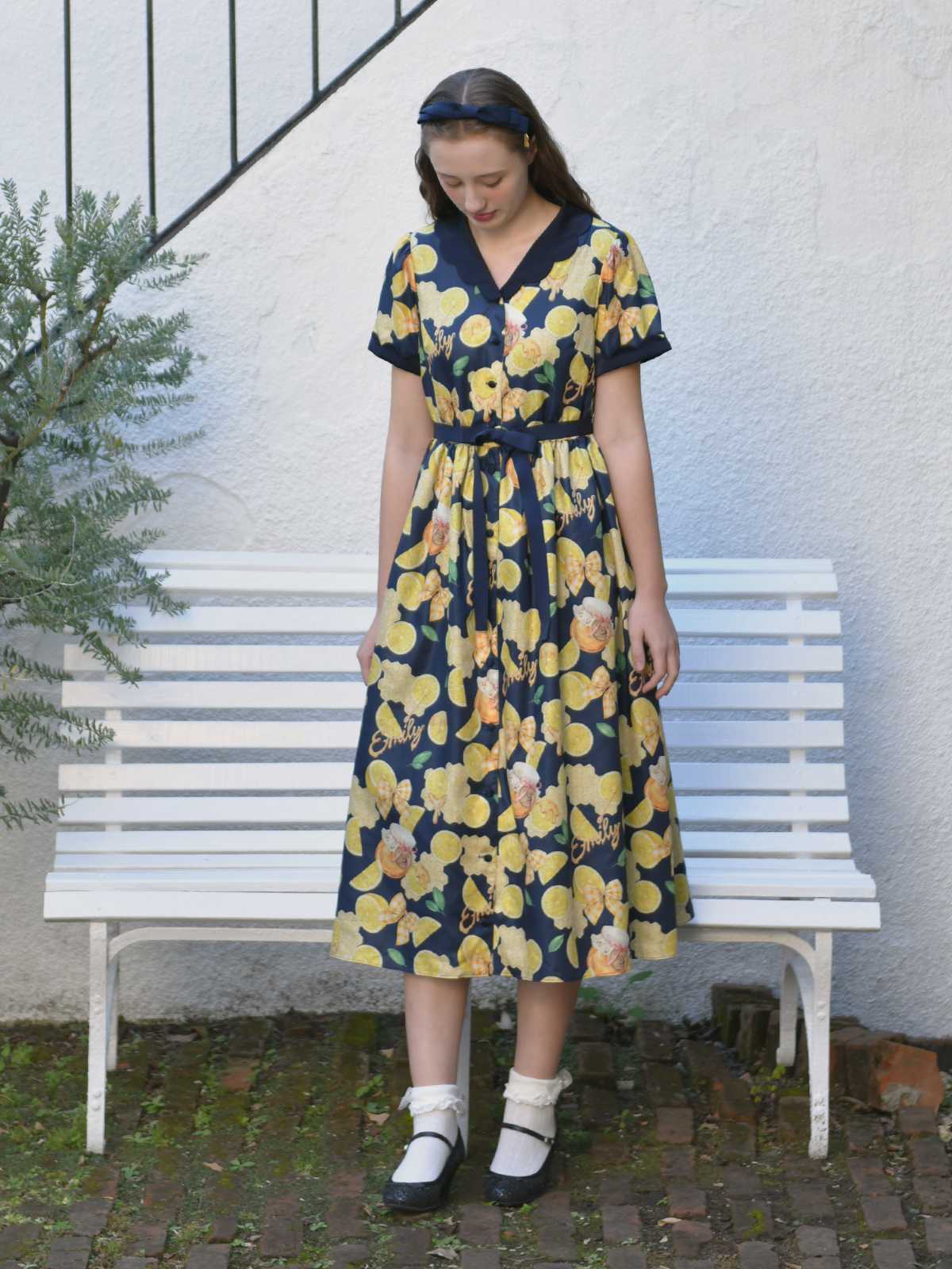 Sunny Honey Lemonロングワンピース(Sunny Honey Lemon dress) | ONE