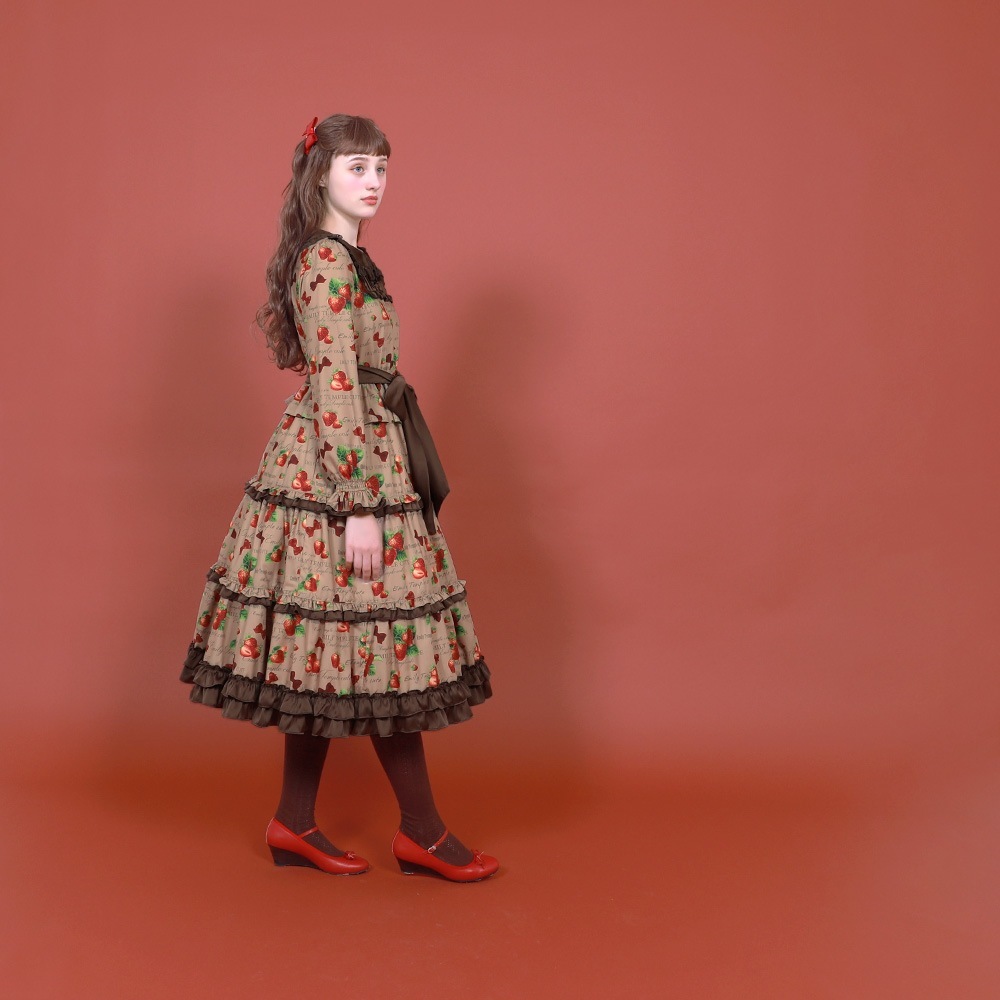 Mellow Strawberryɥ쥹(Mellow Strawberry dress)