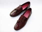 TRAVEL SHOES by Chausser for MASTER & Co./ MC1396 Tassel Loafer(Ladies')/ ワイン