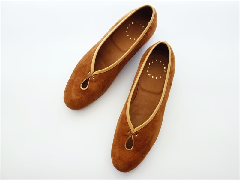 Post Production���ݥ��ȥץ����������/ Tear Pumps/ Entrefino Lamb Suede, Summer Cognac