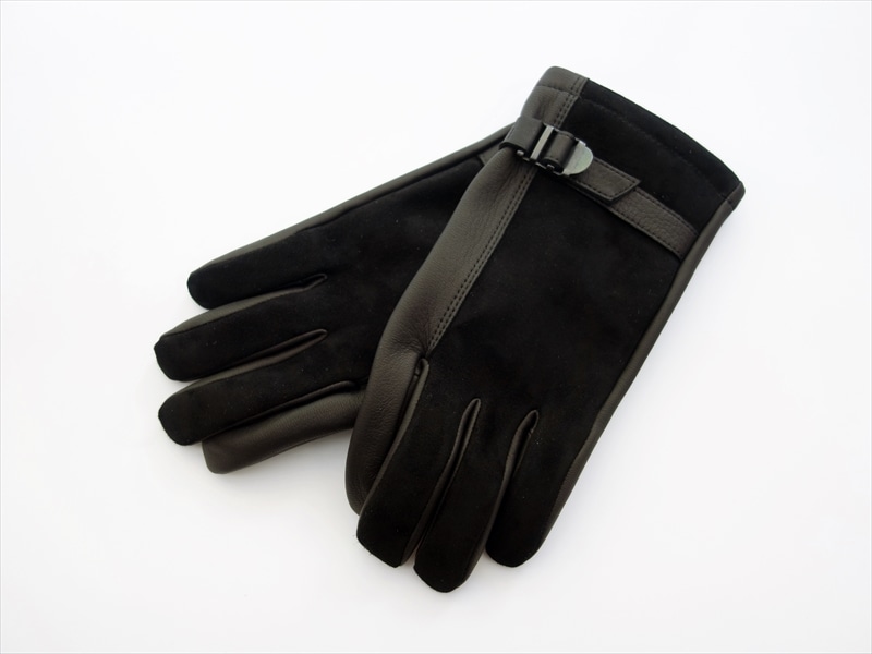 post production レザーグローブ Post Production ポストプロダクション/ Mil-Gloves/ ブラック