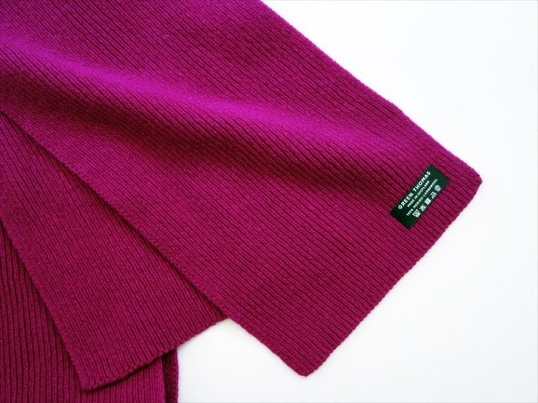 GREEN THOMAS�����꡼��ȡ��ޥ�/ RIBBED SCARF/ �ޥ���