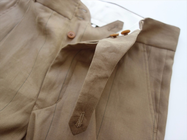 HAVERSACK ATTIRE スラックス チェック ブラウン2タック S HAVERSACK ATTIRE スラックス チェック ブラウン2タック S メンズ