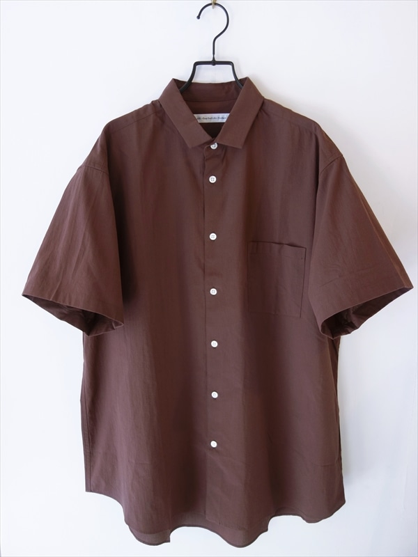 EEL Products イールプロダクツ/ conkara shirts 1/2(24SS)/ ブラウン