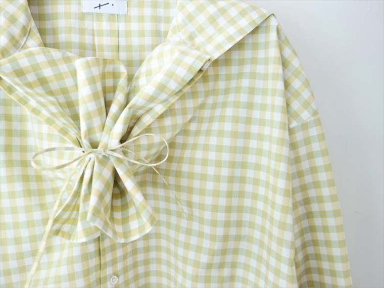 METHO メソ/ Bouquet of sailors(Ladies')/ ライトグリーンギンガム