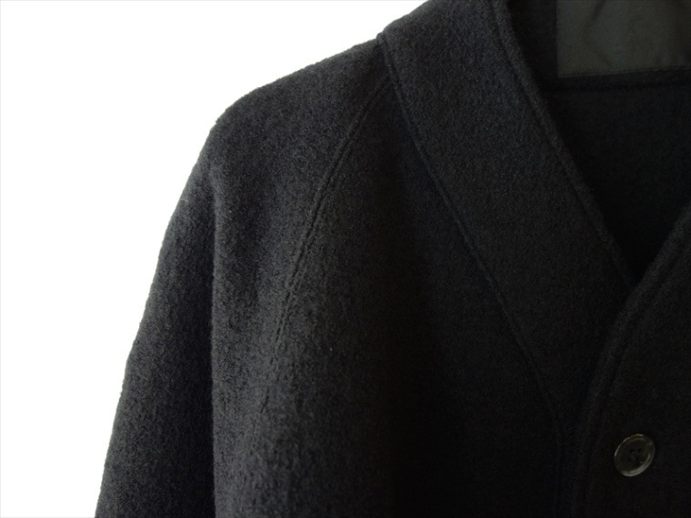 K.ITO ケー・イトウ/ ウールブークレカーディガン/ ブラック | BRANDS