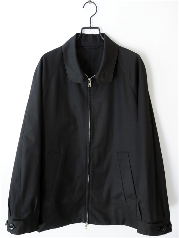 K.ITO ケー・イトウ/ コットンギャバジンジップブルゾン/ ブラック | BRANDS,K.ITO（ケー・イトウ）