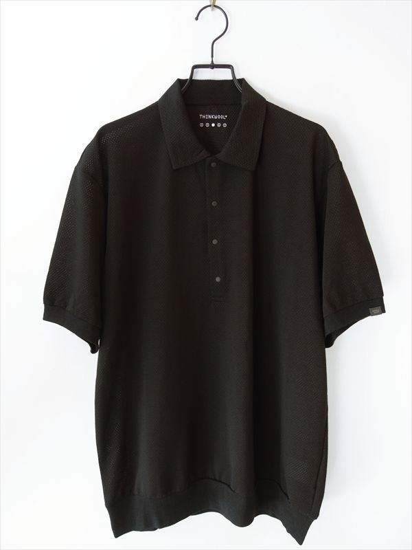 THINKWOOL󥯥/ TW MESH POLO SHIRTS SS/ ֥å