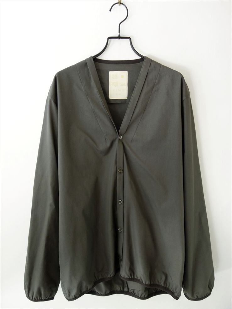 KIMURA キムラ/ narrowing cardigan/ ダークグレー | MEN'S,SHIRTS