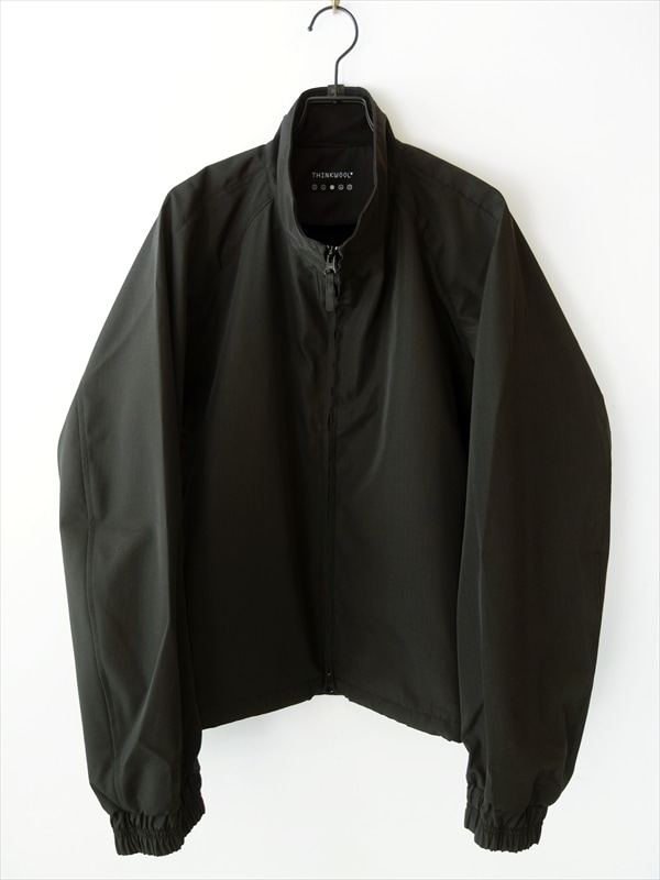 THINKWOOL シンクウール 24AW TW SHOWERPROOF JACKET TW シャワープルーフジャケット TW011-04-24A 7(XL) BLACK スタンドカラー ジップ ブルゾン アウター【中古】【THINKWOOL】 THINKWOOL (シンクウール) TW SHOWERPROOF JACKET / TW シャワー
