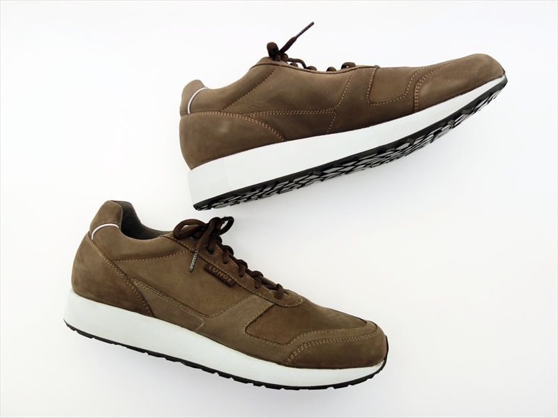 LUNGE ルンゲ/ Classic Walk Leather S/ チョコレート×ライトグレー