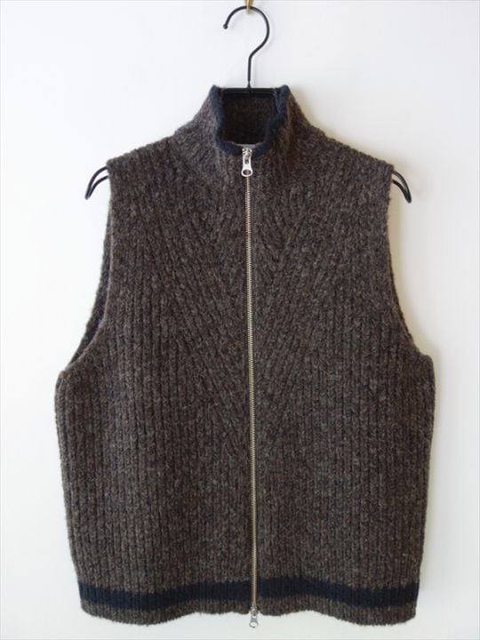 ASEEDONCLOUD アシードンクラウド/ Brushed knit vest(Ladies