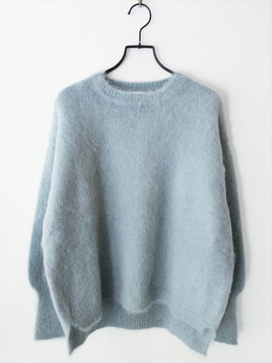 comm. arch. コムアーチ/ Hand Framed Mohair PO (Ladies')/ サックス