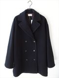 MEYAME メヤメ/ WOOL DOUBLE COAT(Ladies')/ ネイビー