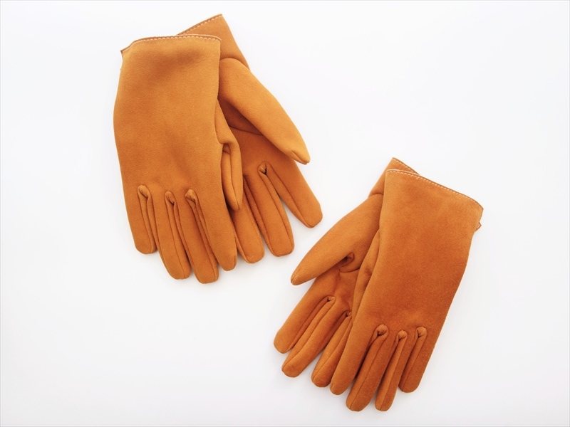 Post Production ポストプロダクション/ Whole Cut Gloves/ キャメル