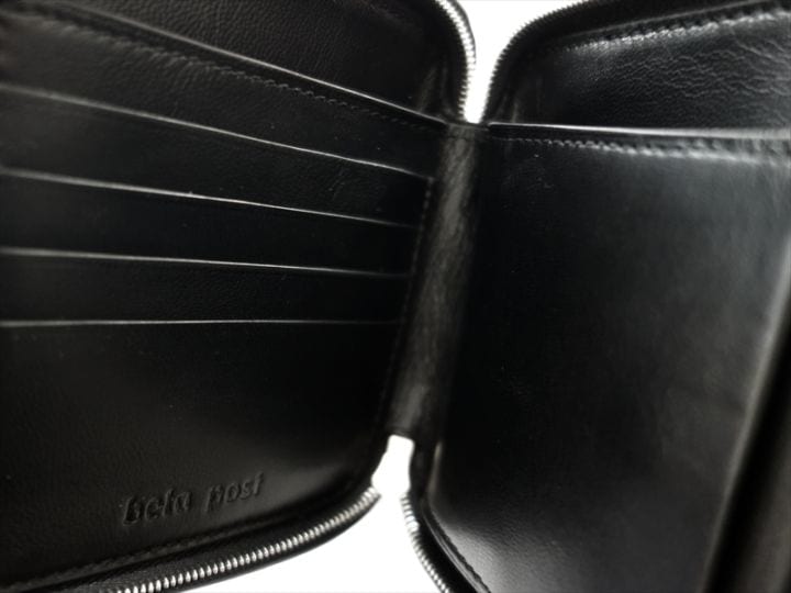 beta post ベータポスト/ molded half wallet/ ブラック | ACCESSORIES