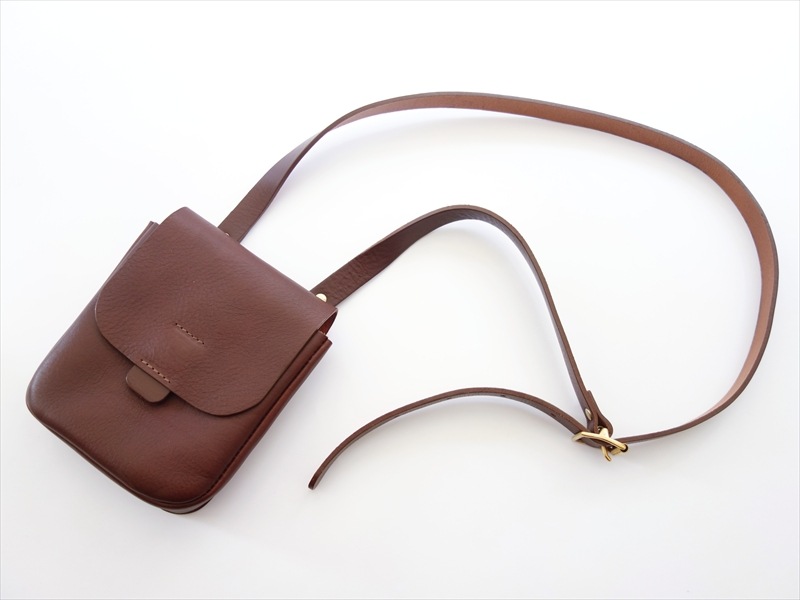 Kate Sheridan ケイト シェリダン/ Half Orbed Tab Bag/ チェスナット