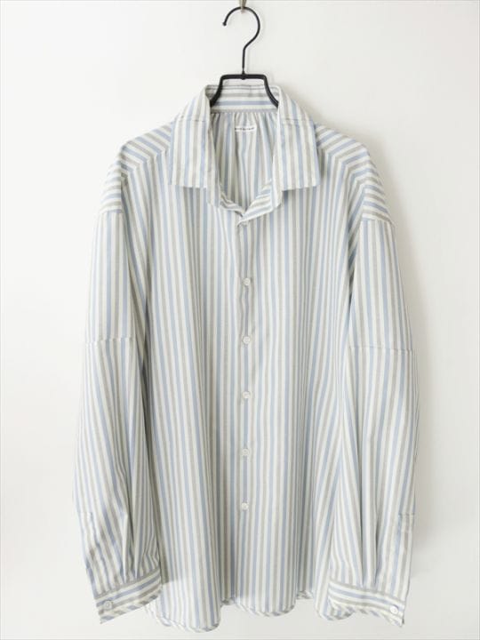 MANAVE���ޥʥ�/ Tuck Collar Shirts/ ���ȥ饤�סʥ饤�ȥ��꡼��ߥ��å����ߥͥ��ӡ���