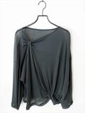 shinyaseki������䥻��/ High-Twist Cotton double draped tops(Ladies')/ ���㥳����