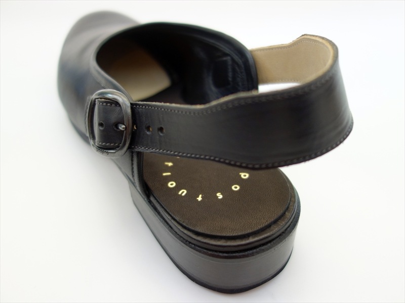 Post Production ポストプロダクション/ FACE sandals/ Calf（ブラック