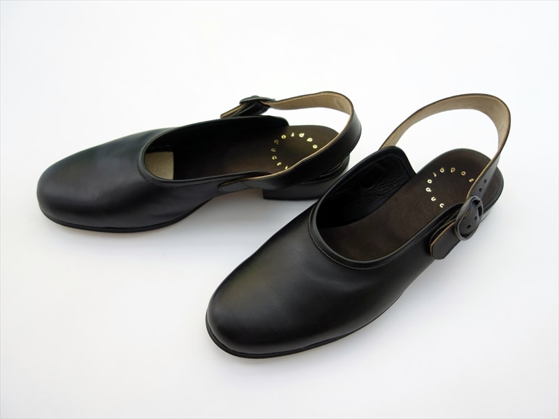 Post Production ポストプロダクション/ FACE sandals/ Calf（ブラック