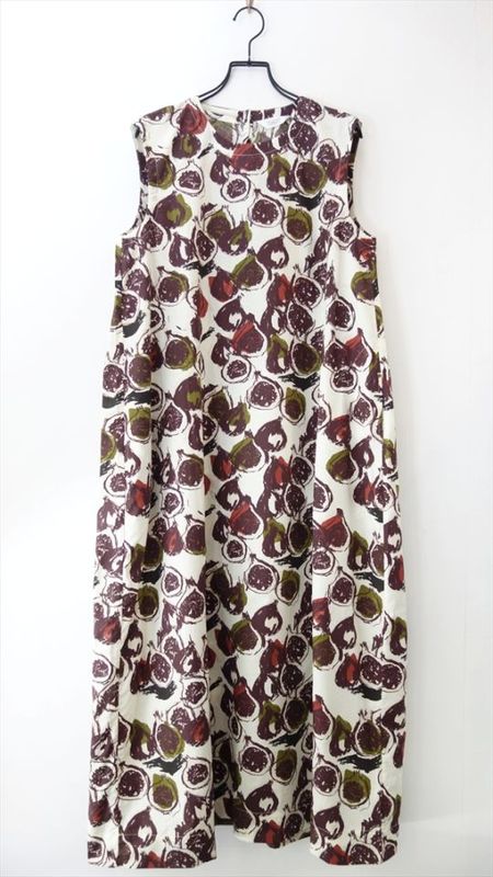 TOAST���ȡ�����/ Fig Print Cotton Poplin Dress/ ���硼��